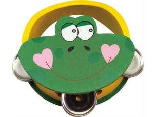 Opakowanie Drewniane tamburyno Żaba