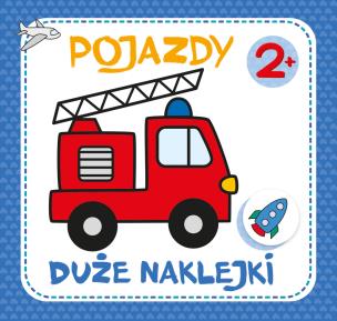 Okładka książki Duże naklejki Pojazdy