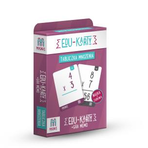 Okładka książki EDU KARTY. Tabliczka mnożenia