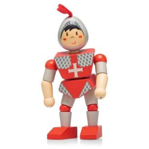 Opakowanie Elastyczny rycerz z drewna czerwony