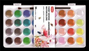 Opakowanie Farbki wodne  paletka 16 kolorów