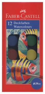 Opakowanie Farby akwarelowe Rybka 12 kolorów