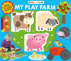 Okładka książki Farm Puzzle Playset