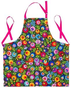 Opakowanie Fartuch kuchenny łowicki czarny FOLKSTAR