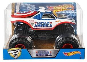 Opakowanie Hot Wheels Monster Jam Captain America 1:24