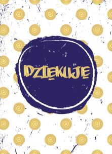 Okładka książki Karnet B6 Dziękuję