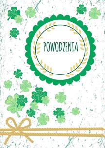 Opakowanie Karnet B6 Powodzenia