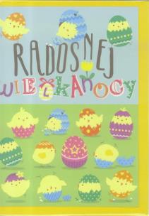 Opakowanie Karnet B6 Wielka Noc Pisklaki