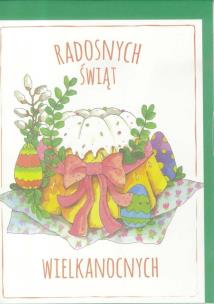 Opakowanie Karnet B6 Wielkanoc Babka