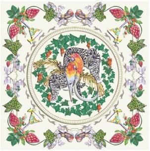 Opakowanie Karnet kwadrat z kopertą Lovebirds