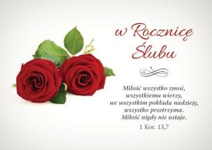 Okładka książki Kartka W Rocznicę Ślubu 5 - Miłość wszystko znosi