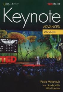 Keynote Advanced Workbook + CD. Autor: Mulanovic Paula, Millin Sandy, Harrison Mike. Multiszop.pl Okładka książki Keynote Advanced Workbook + CD