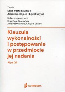 Okładka książki Klauzula wykonalności i postępowanie w przedmiocie jej nadania