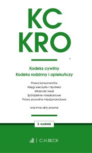 Okładka książki Kodeks cywilny. Kodeks rodzinny i opiekuńczy oraz ustawy towarzyszące