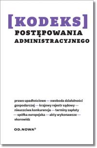 Okładka książki Kodeks postępowania administracyjnego