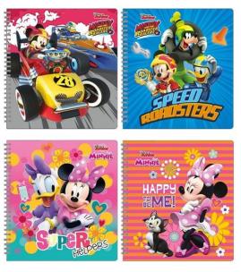 Opakowanie Kołonotatnik na spirali 80 kartek Rajdowcy 8 sztuk