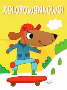 Okładka książki Kolorowankowo - żółta