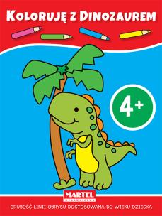 Okładka książki Koloruję z dinozaurem