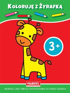 Okładka książki Koloruję z żyrafką
