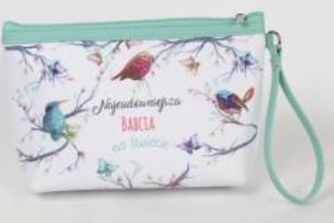 Opakowanie Kosmetyczka - Najcudowniejsza babcia... (biała)