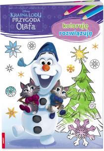 Okładka książki Kraina Lodu Przygoda Olafa Koloruję