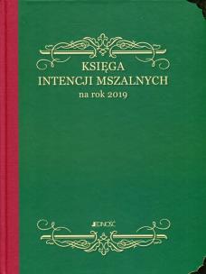 Opakowanie Księga intencji mszalnych na rok 2019