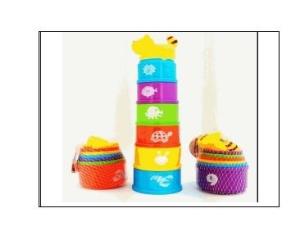 Opakowanie Kubeczki piramidki ze zwierzątkami