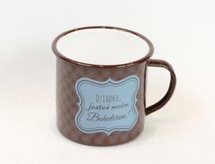 Opakowanie Kubek emaliowany Dziadku jesteś moim bohaterem