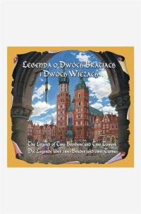 Okładka książki Legenda o Dwóch Braciach...wersja pol. ang. niem.
