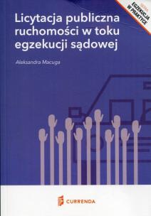 Okładka książki Licytacja publiczna ruchomości w toku egzekucji sądowej