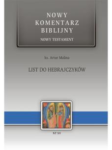 Okładka książki List do Hebrajczyków. NT XV