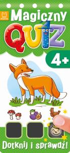 Okładka książki Magiczny quiz. Dotknij i sprawdź od 4 lat cz. 1