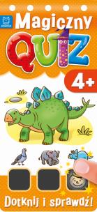 Okładka książki Magiczny quiz. Dotknij i sprawdź od 4 lat cz. 2