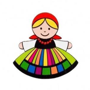 Opakowanie Magnes drewniany - Łowiczanka FOLKSTAR