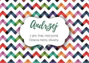 Opakowanie Magnes Imiona - Andrzej