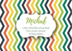 Opakowanie Magnes Imiona - Michał