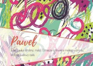 Opakowanie Magnes Imiona - Paweł