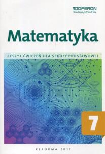 Okładka książki Matematyka 7 Zeszyt ćwiczeń