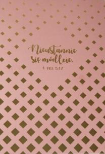 Opakowanie Mój dziennik -złocony róż- Nieustannie się módlcie