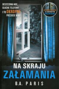 Na skraju załamania. Autor: Paris B.A.. Multiszop.pl Okładka książki Na skraju załamania