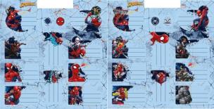 Opakowanie Naklejki na zeszyty Spider Man 25 sztuk