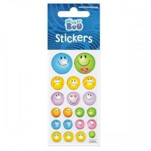 Naklejki Sticker BOO silver emotki II. Wydawca: Sticker Boo. Multiszop.pl Opakowanie Naklejki Sticker BOO silver emotki II