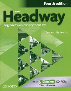 Okładka książki New Headway Beginner Workbook without key + iChecker CD-ROM