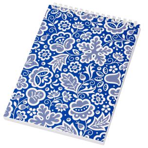 Opakowanie Notes FOLK na spirali-format A5-kujawski niebieski