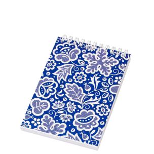 Opakowanie Notes FOLK na spirali-format A6-kujawski niebieski