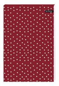 Opakowanie Notes klejony A6 96 kartek kratka Groszki 10 sztuk mix