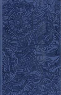 Opakowanie Notes włoski tłoczony granat z gumką