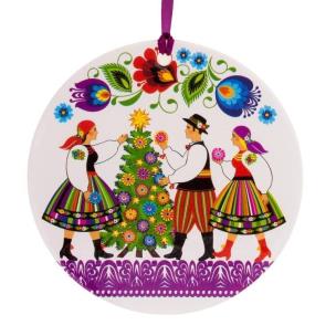 Opakowanie Ozdoba choinkowa okrągła - choinka FOLKSTAR