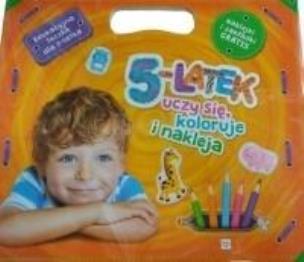 Okładka książki Pakiet. 5-latek uczy się, koloruje i nakleja