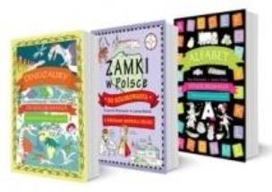 Okładka książki Pakiet: Alfabet / Dinozaury /Zamki do kolorowania